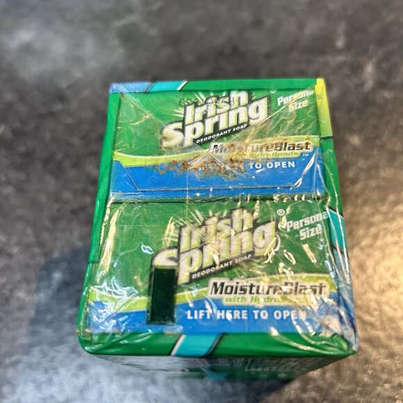 5 Bars IRISH SPRING Moisture Blast Hydro Bead Soap No Flaxseed‎ 3.2 & 4 oz - Picture 3 of 7